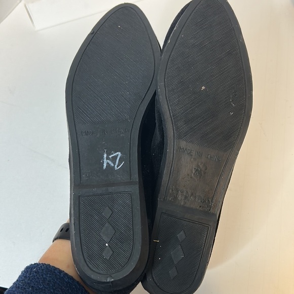 Vintage Gold Bow Slip On Shoes 7 - Picture 5 of 5